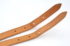 Authentic Louis Vuitton Leather Shoulder Strap For Bucket PM 27.6" Beige K7759