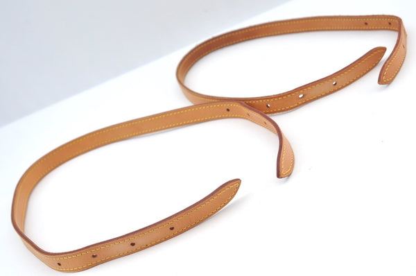 Authentic Louis Vuitton Leather Shoulder Strap For Bucket PM 27.6" Beige K7759