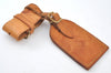 Authentic Louis Vuitton Name tag Handle Holder Beige 10Set LV K7761