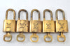 Authentic Louis Vuitton Padlock & Keys 10Set LV K7762