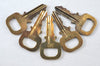 Authentic Louis Vuitton Padlock & Keys 10Set LV K7762