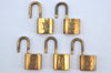 Authentic Louis Vuitton Padlock Gold 10Set LV K7763