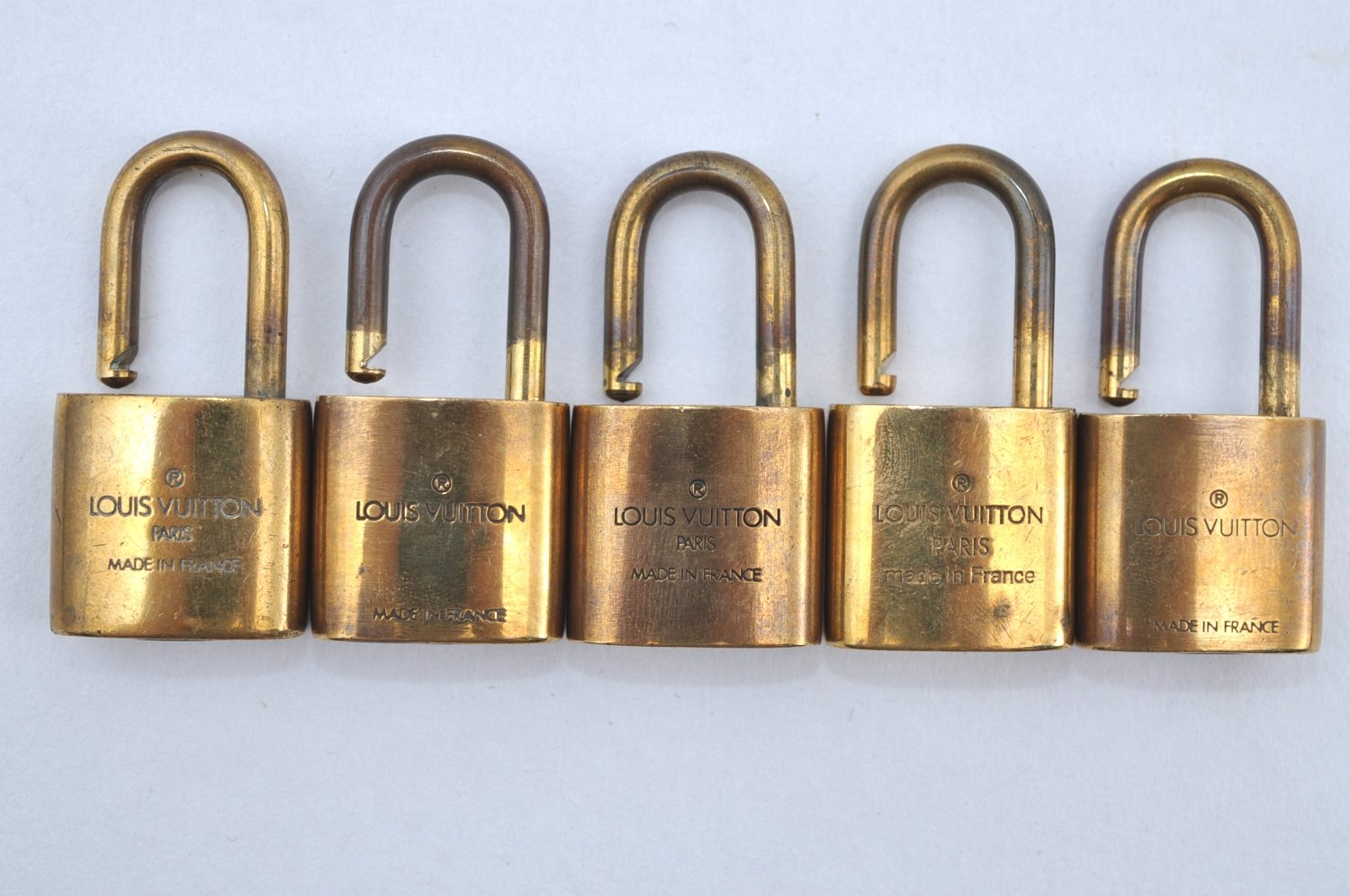 Authentic Louis Vuitton Padlock Gold 10Set LV K7763