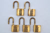 Authentic Louis Vuitton Padlock Gold 10Set LV K7763