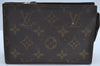 Auth Louis Vuitton Monogram Poche Toilette 15 Cosmetics Pouch Old Model LV K7769