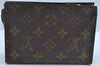 Auth Louis Vuitton Monogram Poche Toilette 15 Cosmetics Pouch Old Model LV K7769