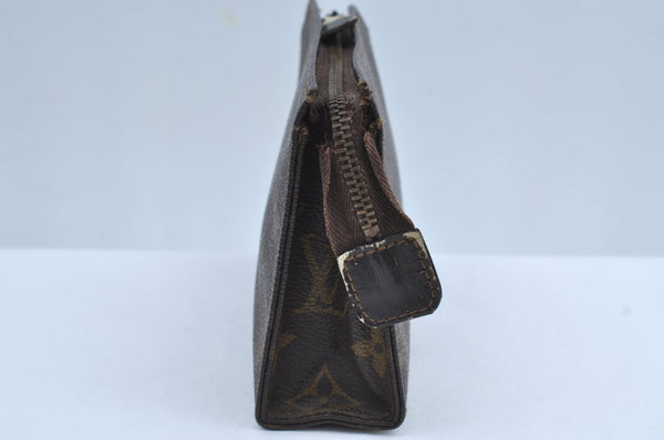 Auth Louis Vuitton Monogram Poche Toilette 15 Cosmetics Pouch Old Model LV K7769