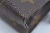 Auth Louis Vuitton Monogram Poche Toilette 15 Cosmetics Pouch Old Model LV K7769