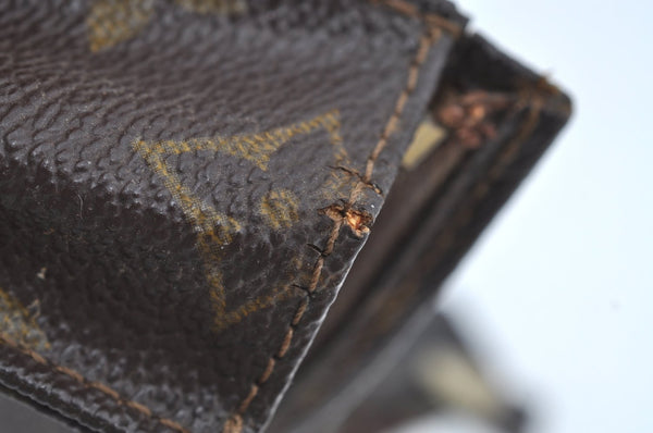 Auth Louis Vuitton Monogram Poche Toilette 15 Cosmetics Pouch Old Model LV K7769