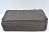 Auth Louis Vuitton Monogram Trousse Toilette 28 Clutch Hand Bag M47522 LV K7771