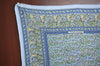 Authentic HERMES Pleats Scarf "CHASSE EN INDE" Silk Light Blue K7781