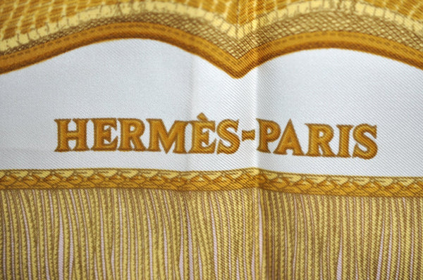 Authentic HERMES Carre 90 Scarf "Paste et Bavalerie " Silk Pink K7790