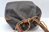 Authentic Louis Vuitton Monogram Petit Noe M42226 Shoulder Drawstring Bag K7792