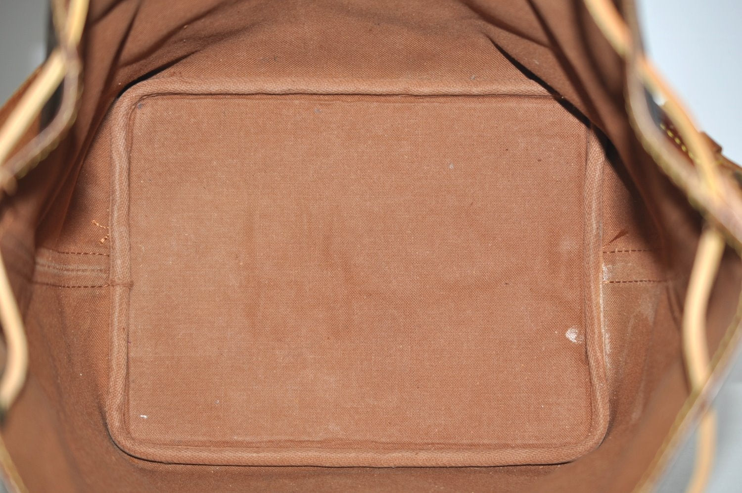 Authentic Louis Vuitton Monogram Petit Noe M42226 Shoulder Drawstring Bag K7792