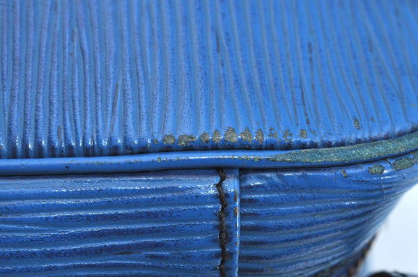 Authentic Louis Vuitton Epi Trocadero 24 Blue Shoulder Bag LV K7802