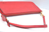 Authentic Louis Vuitton Epi Pochette Accessoires Pouch M5298M Red LV Junk K7804