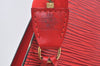 Authentic Louis Vuitton Epi Pochette Accessoires Pouch M5298M Red LV Junk K7804