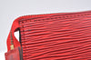 Authentic Louis Vuitton Epi Pochette Accessoires Pouch M5298M Red LV Junk K7804