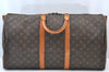 Authentic Louis Vuitton Monogram Keepall Bandouliere 55 M41414 Boston Bag K7805