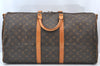 Authentic Louis Vuitton Monogram Keepall Bandouliere 55 M41414 Boston Bag K7805