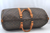 Authentic Louis Vuitton Monogram Keepall Bandouliere 55 M41414 Boston Bag K7805