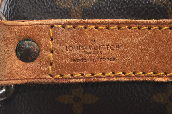 Authentic Louis Vuitton Monogram Keepall Bandouliere 55 M41414 Boston Bag K7805