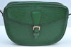 Authentic Louis Vuitton Epi Jeune Fille Shoulder Cross Bag Green M52154 LV K7807