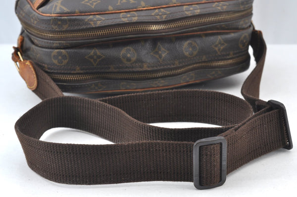 Auth Louis Vuitton Monogram Reporter PM Shoulder Cross Bag M45254 LV Junk K7809