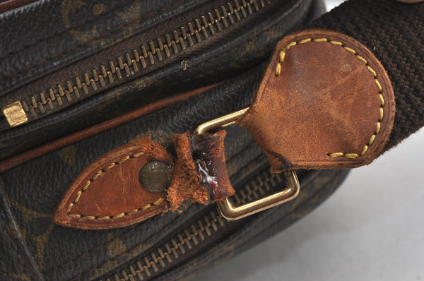 Auth Louis Vuitton Monogram Reporter PM Shoulder Cross Bag M45254 LV Junk K7809