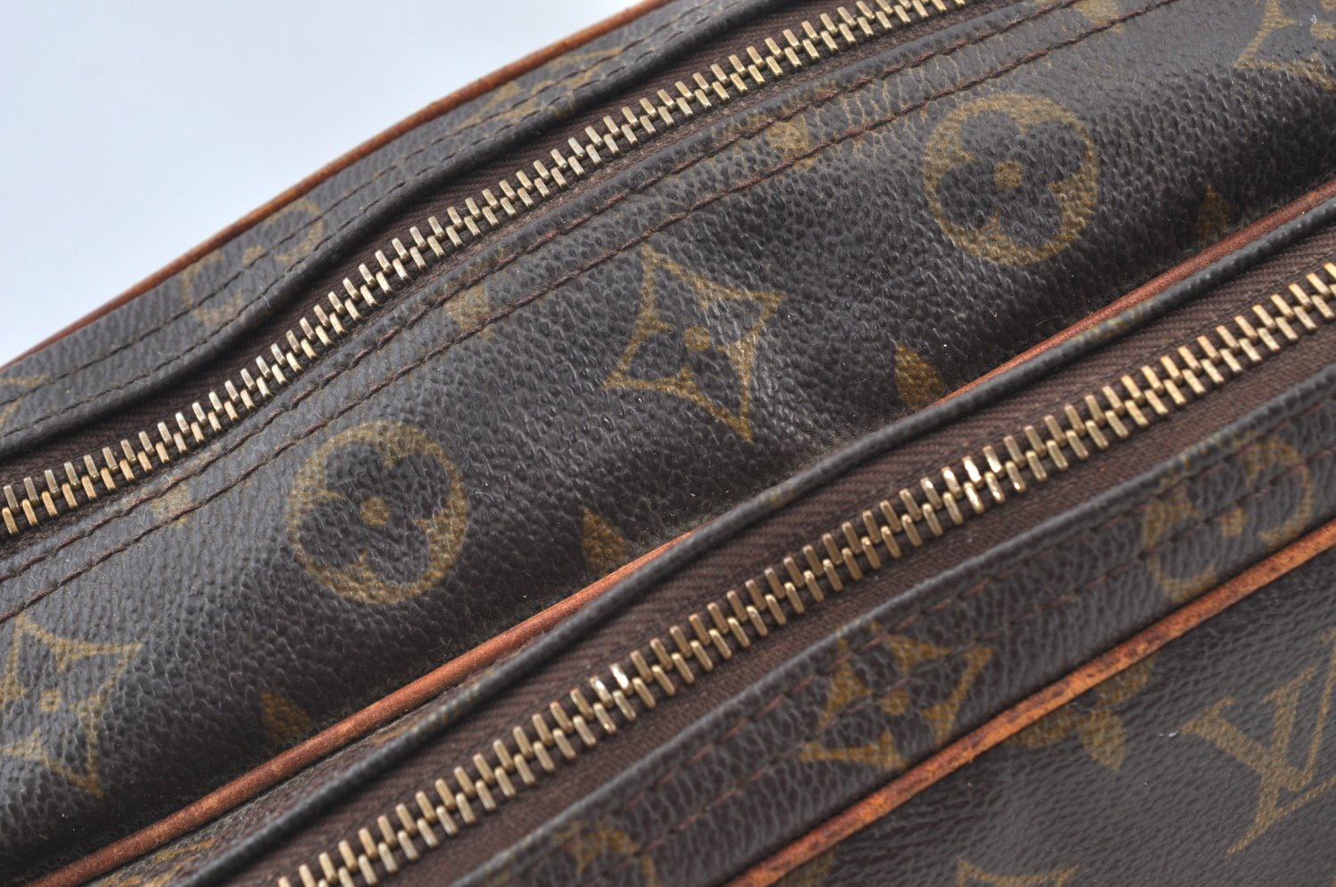 Auth Louis Vuitton Monogram Reporter PM Shoulder Cross Bag M45254 LV Junk K7809