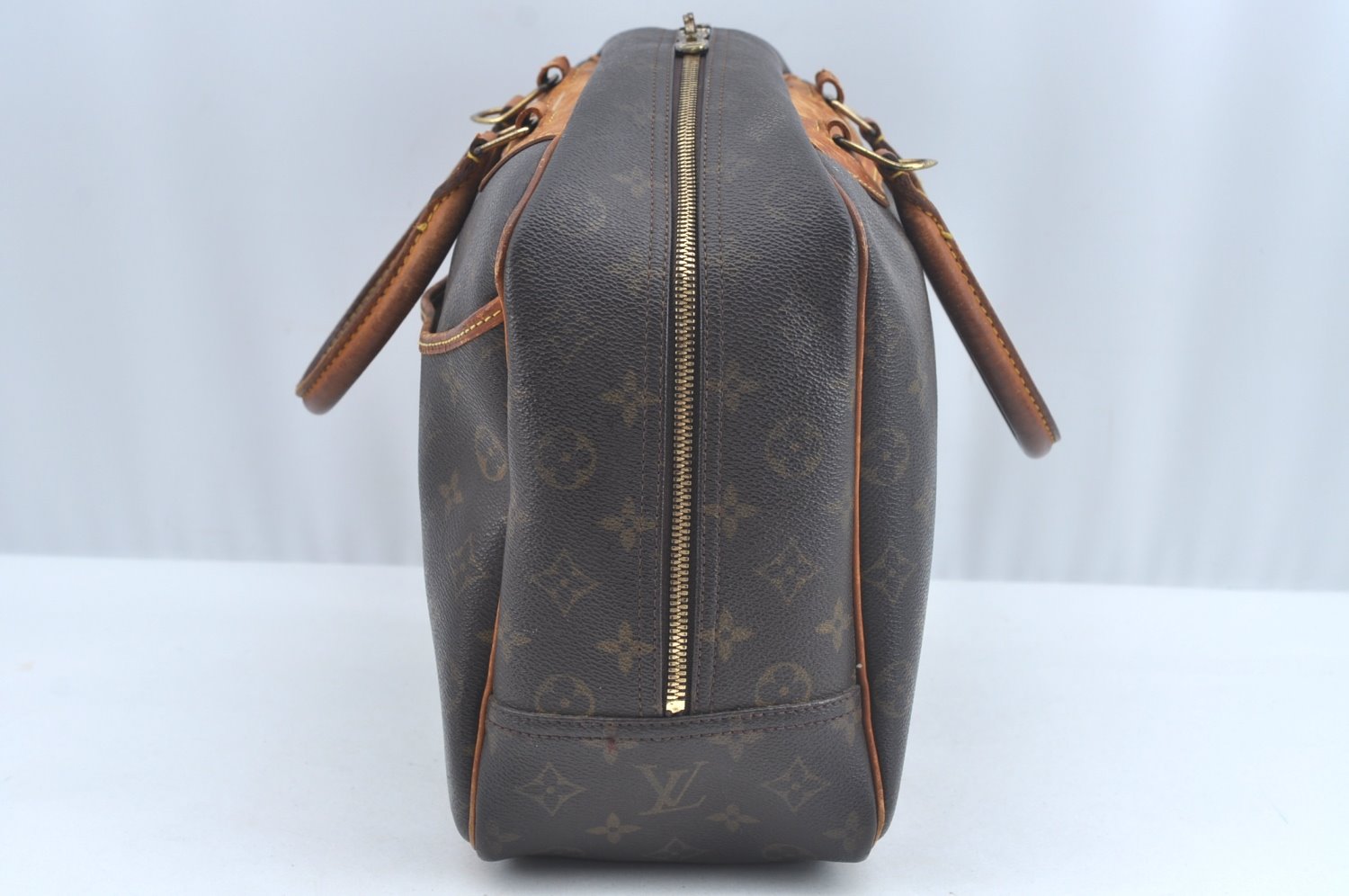 Authentic Louis Vuitton Monogram Deauville Hand Bag M47270 LV K7811