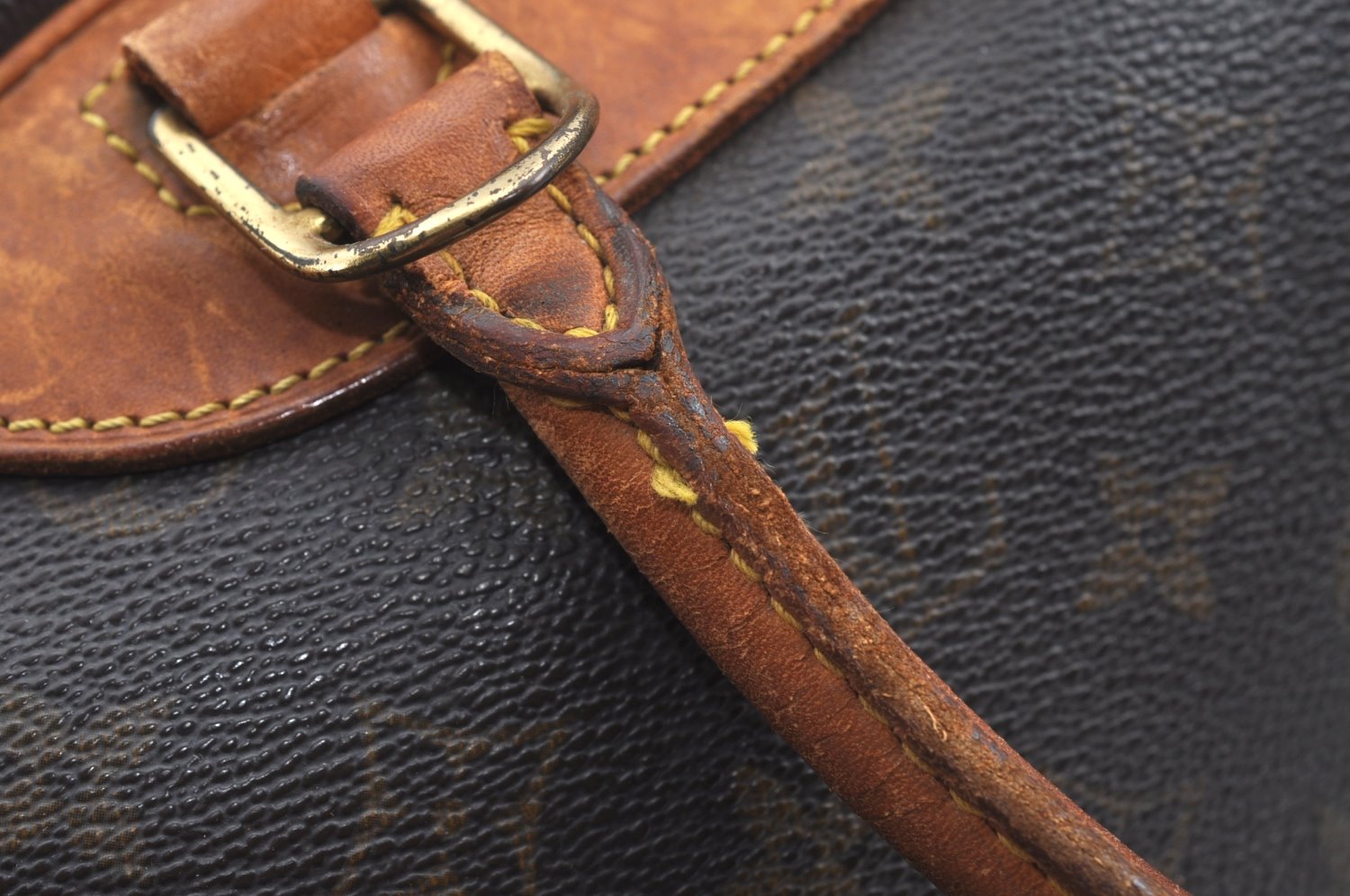 Authentic Louis Vuitton Monogram Deauville Hand Bag M47270 LV K7811