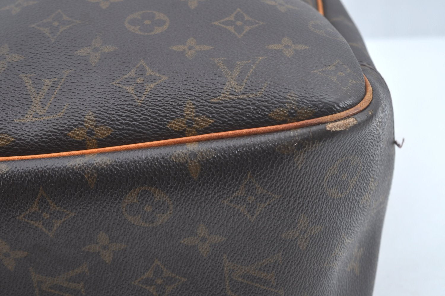 Authentic Louis Vuitton Monogram Deauville Hand Bag M47270 LV K7811