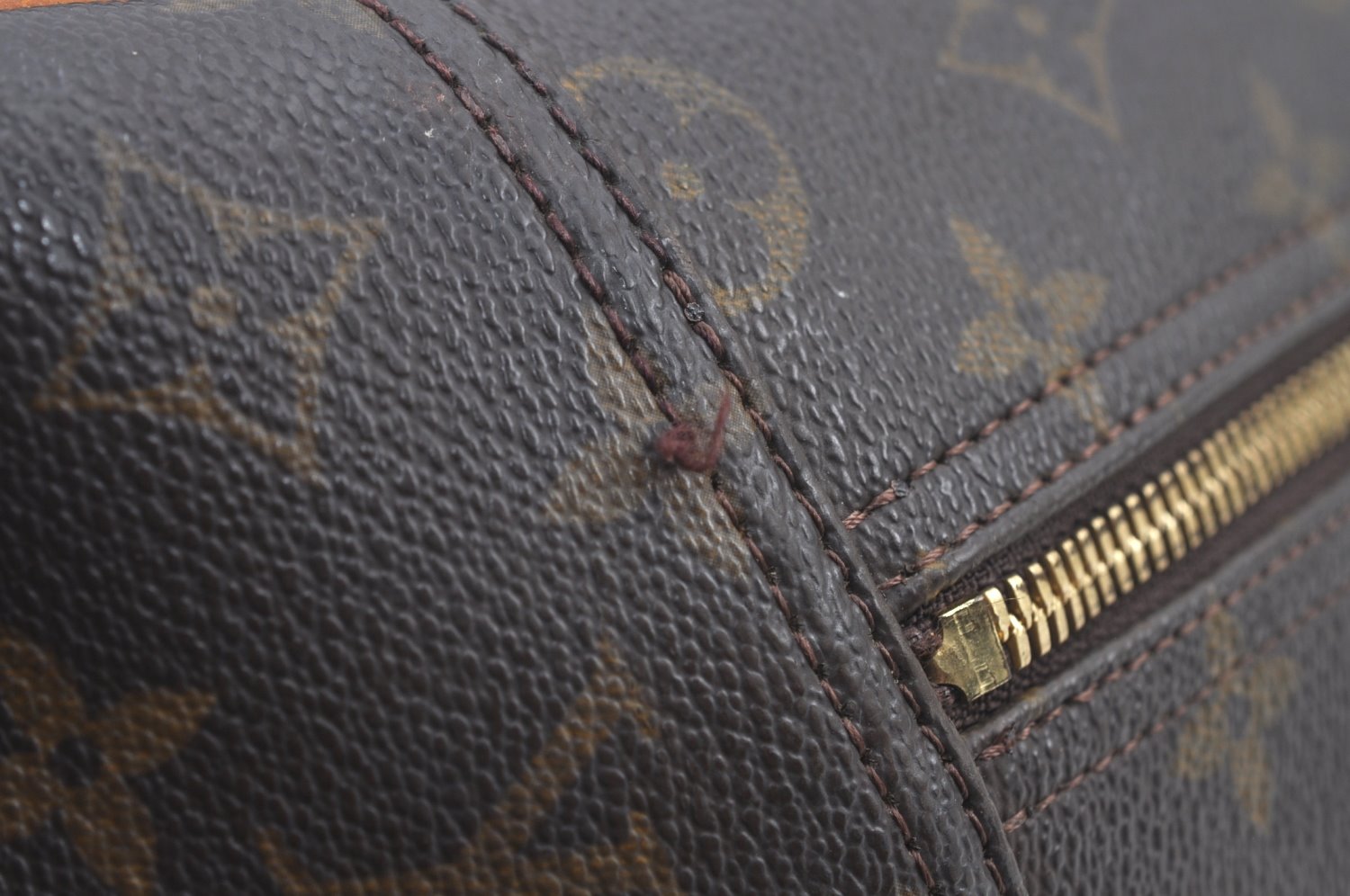 Authentic Louis Vuitton Monogram Deauville Hand Bag M47270 LV K7811