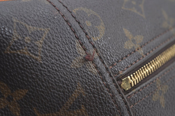 Authentic Louis Vuitton Monogram Deauville Hand Bag M47270 LV K7811