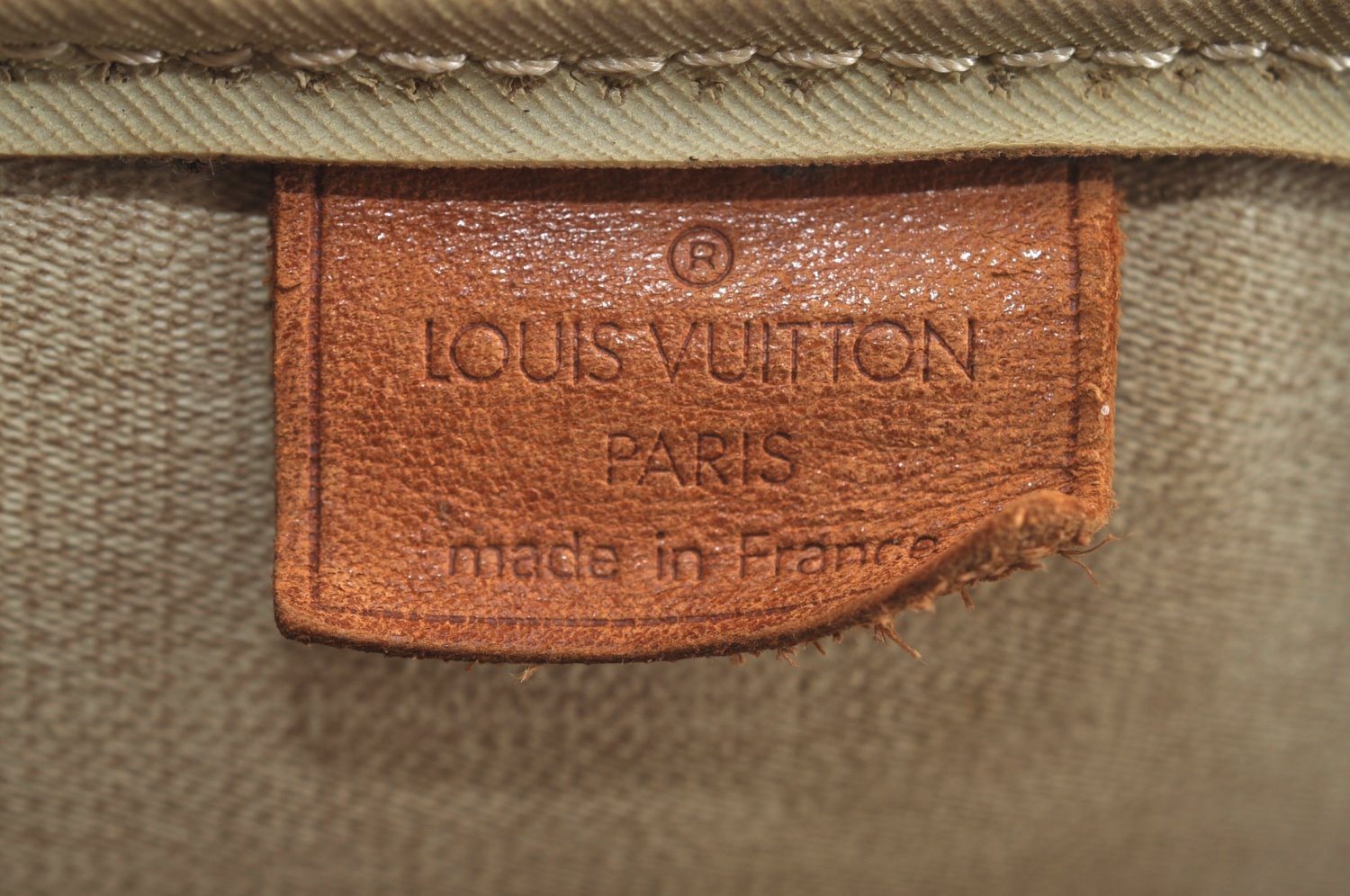 Authentic Louis Vuitton Monogram Deauville Hand Bag M47270 LV K7811