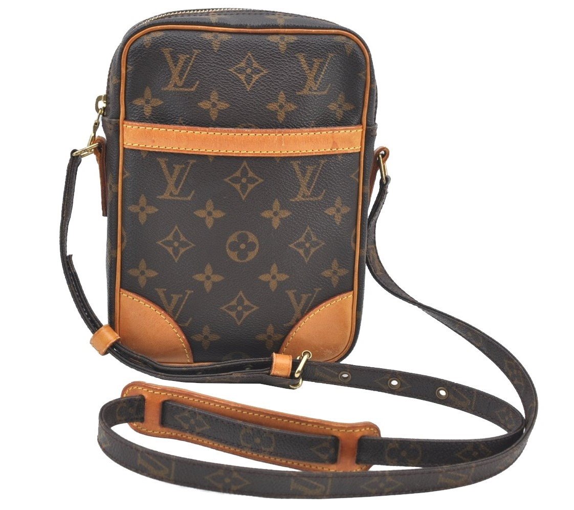 Authentic Louis Vuitton Monogram Danube Shoulder Cross Body Bag M45266 LV K7843