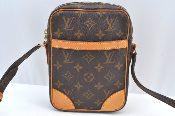 Authentic Louis Vuitton Monogram Danube Shoulder Cross Body Bag M45266 LV K7843