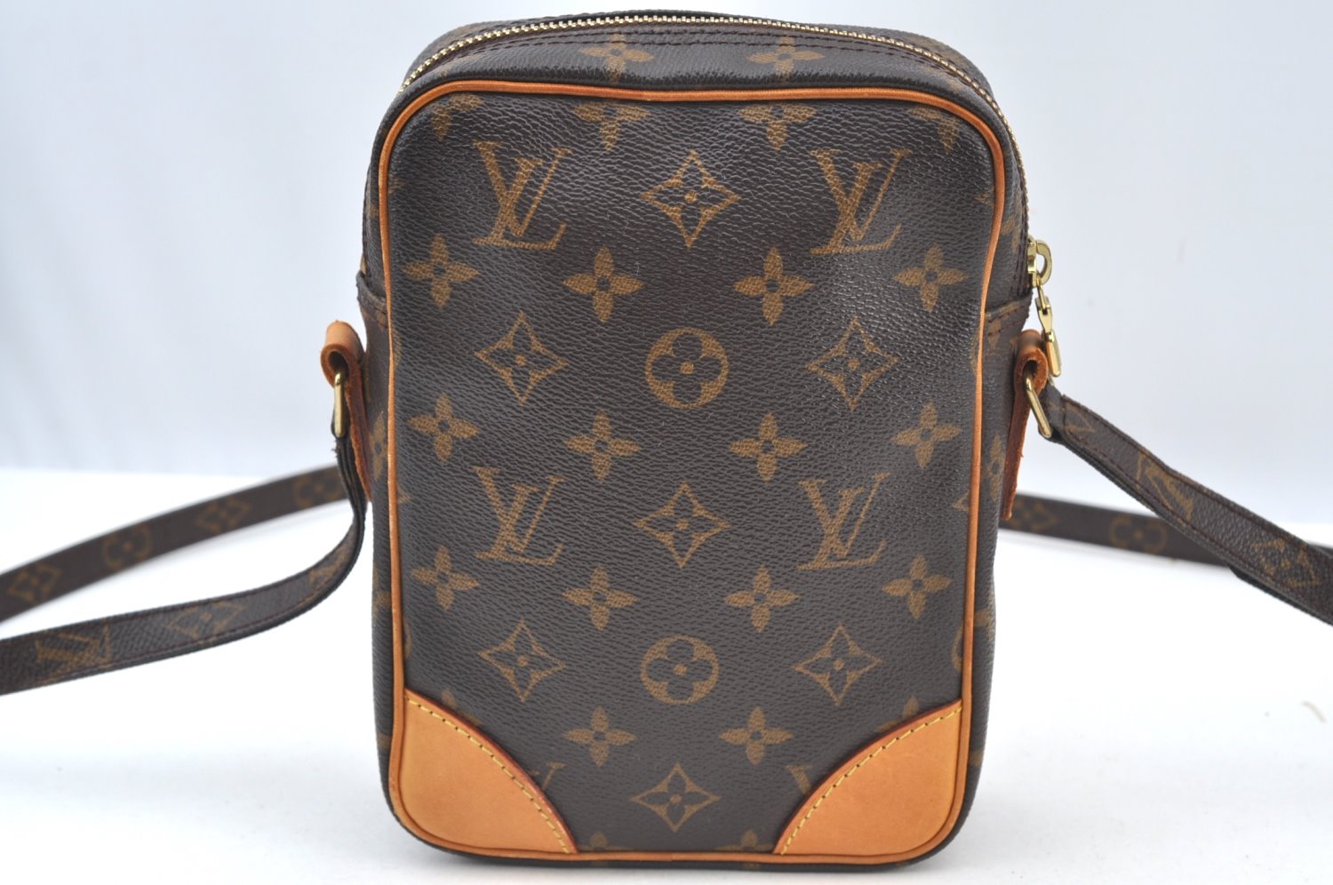 Authentic Louis Vuitton Monogram Danube Shoulder Cross Body Bag M45266 LV K7843