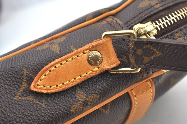 Authentic Louis Vuitton Monogram Danube Shoulder Cross Body Bag M45266 LV K7843