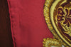 Authentic HERMES Carre 90 Scarf "SELLES A HOUSSE" Silk Bordeaux Red K7845