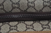 Authentic GUCCI Web Sherry Line GG Plus Tote Bag GG PVC Leather Brown K7850
