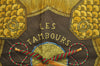 Authentic HERMES Carre 90 Scarf "LES TAMBOURS" Silk Brown K7851