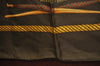 Authentic HERMES Carre 90 Scarf "LES TAMBOURS" Silk Brown K7851