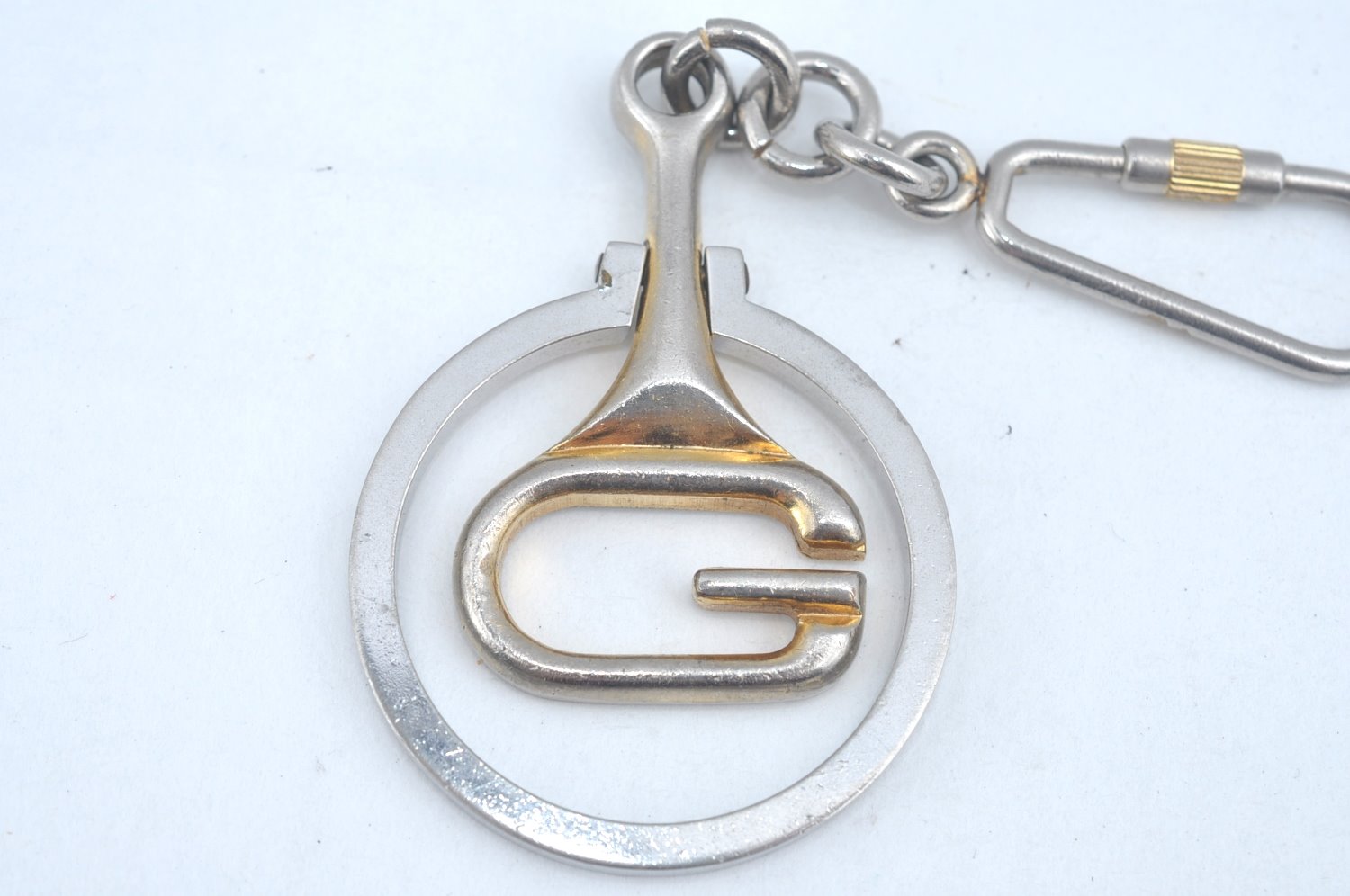 Authentic GUCCI Vintage Key Charm Silver K7877