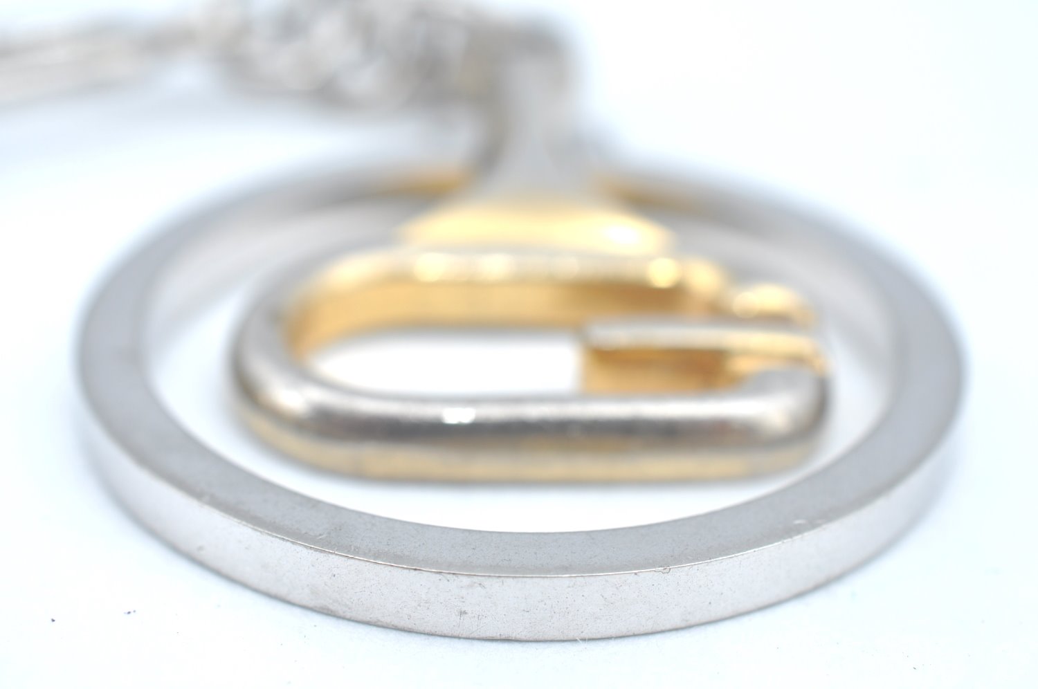 Authentic GUCCI Vintage Key Charm Silver K7877