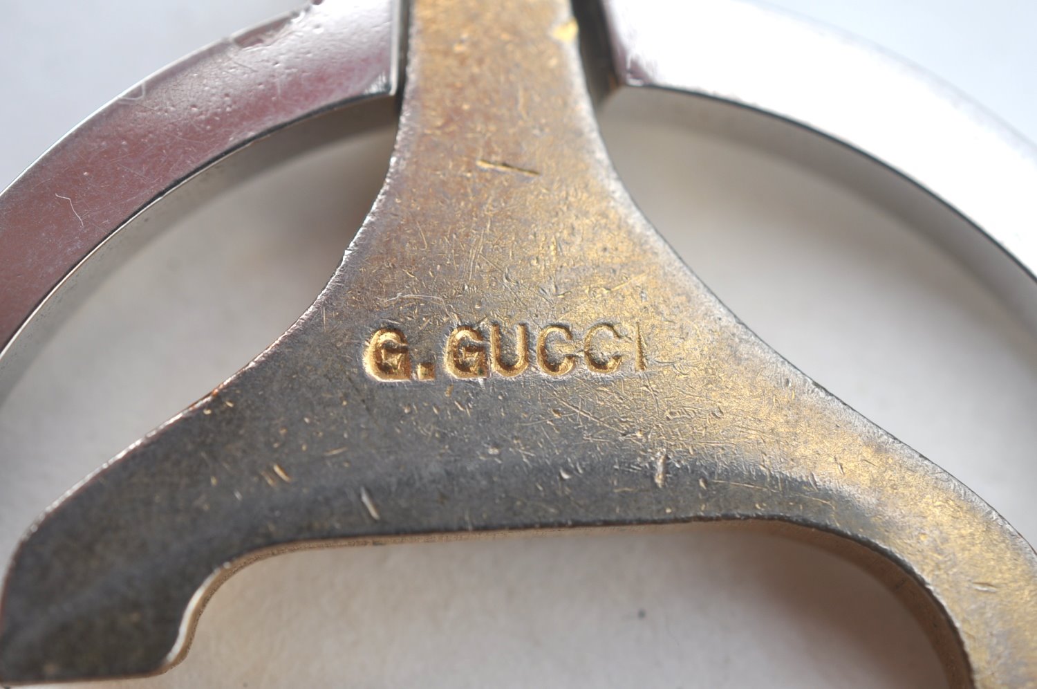 Authentic GUCCI Vintage Key Charm Silver K7877