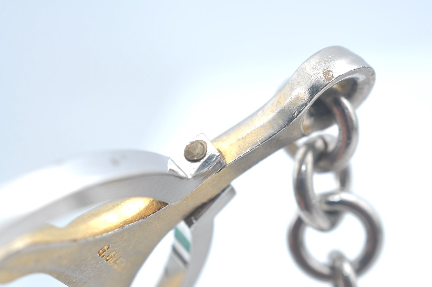 Authentic GUCCI Vintage Key Charm Silver K7877