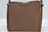 Authentic GUCCI Vintage Shoulder Hand Bag Purse Leather Brown K7878