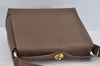 Authentic GUCCI Vintage Shoulder Hand Bag Purse Leather Brown K7878